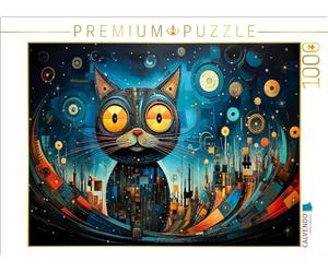 CALVENDO Puzzle Chats, Un Monde époustouflant | 1000 pièces de Taille de Ponte 64 x 48 cm Puzzle Photo pour des Heures heureuses