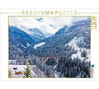CALVENDO Puzzle Chemin de Fer rhétique sur Le viaduc de Langwies 1000 Pieces 64 x 48 cm from Werner Dieterich