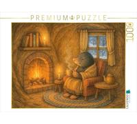 CALVENDO Puzzle Cheminée Magie avec Moment de Taupe | 1000 pièces Taille de la Pose 64 x 48 cm Puzzle Photo pour des Heures heureuses