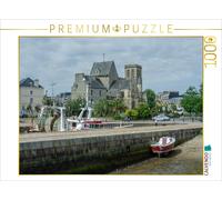 CALVENDO Puzzle Cherbourg, das Meer in der Stadt | 1000 Teile Lege-Größe 64x48cm