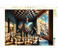 CALVENDO Puzzle Chess whispers in the room of illusions: The game that bends rea
