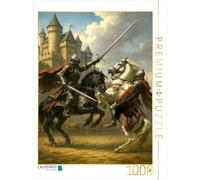 CALVENDO Puzzle Chevalier dans la Lutte de Tournoi | Puzzle Photo Taille cm pour des Heures heureuses