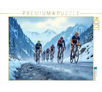 CALVENDO Puzzle Chevauchement d'hiver sur Le Passeport | 1000 pièces Taille de la Pose 64 x 48 cm Puzzle Photo pour des Heures heureuses