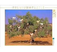 CALVENDO Puzzle Chèvres sur Argan Tree, à Rabat/Maroc | 1000 Pièces de Lege Taille 64x48cm Photo Puzzle pour Heures de Bonheur
