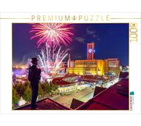 CALVENDO Puzzle Ramoneurs Lors du feu d'artifice à l'Ullsteinhaus et au Tempelhofer Hafen. 1000 Pieces 64 x 48 cm from Joern Dudek