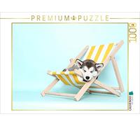 CALVENDO Puzzle Chiot Malamute d'Alaska/Chiot Malamute d'Alaska 1000 Pieces 64 x 48 cm from Jeanette Hutfluss
