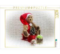 CALVENDO Puzzle Christmas with Teddy | 1000 pieces, finished size 25.2 × 18.9 in