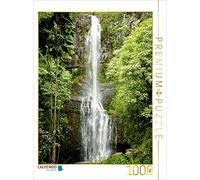 CALVENDO Puzzle Chute d'eau - Hawaii 1000 Pieces 48 x 64 cm from uwela
