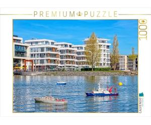 CALVENDO Puzzle Circulation des Bateaux sur Le lac Phoenix de Dortmund 1000 Pieces 64 x 48 cm from Peter Roder