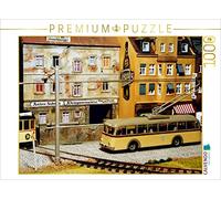 CALVENDO Puzzle Circulation des trolleybus et des tramways (écartement H0) 1000 Pieces 64 x 48 cm from Klaus-Peter Huschka