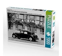 CALVENDO Puzzle Citroën 11 CV Traction Avant en Noir et Blanc 1000 Pieces 64 x 48 cm from Ingo Laue