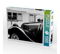 CALVENDO Puzzle Citroën 11 CV Traction Avant en Noir et Blanc 1000 Pieces 64 x 48 cm from Ingo Laue
