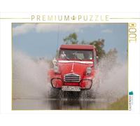 CALVENDO Puzzle Citroën 2CV - Ente Rot 1000 Teile Puzzle quer 1000 Pieces 64 x 48 cm from Meike Bölts
