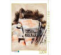 CALVENDO Puzzle Citroen 2CV Le Canard 1000 Pièces Taille 48 x 64 cm Photo Puzzle Image de Peter Roder