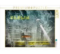 CALVENDO Puzzle City-Art Berlin Alexanderplatz Collage 1000 Pieces 64 x 48 cm from Melanie Viola