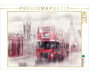 CALVENDO Puzzle City-Art London Westminster Collage 1000 Pieces 64 x 48 cm from Melanie Viola