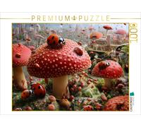 CALVENDO Puzzle City life on toadstools | 1000 pieces, finished size 25.2 × 18.9