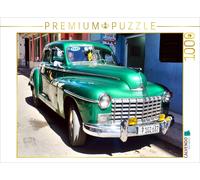 CALVENDO Puzzle Classic Dodge cars in Havana | 1000 pieces, finished size 25.2 ×