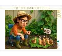 CALVENDO Puzzle Clearly addressing the snails in the garden | 1000 pieces, finis