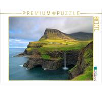 CALVENDO Puzzle Coast near Gasadalur, Vagar Island, Faroe Islands | 1000 pieces,
