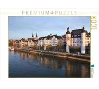 CALVENDO Puzzle Coblence - La Rive de la Vieille Ville dans la Chaude lumière du Soir. 1000 Pieces 64 x 48 cm from Jutta Heußlein