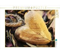 CALVENDO Puzzle Coeur Romantique en Bois 1000 Pieces 64 x 48 cm from Renate Bleicher