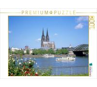 CALVENDO Puzzle Cologne on the Rhine | 1000 pieces, finished size 25.2 × 18.9 in