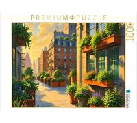CALVENDO Puzzle Colorful, well-kept house facades | 1000 pieces, finished size 2