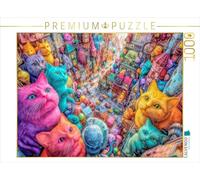 CALVENDO Puzzle Colourful City | 1000 pièces de Taille de la Pose 64 x 48 cm Puzzle Photo pour des Heures heureuses