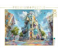 CALVENDO Puzzle Colourful City | 1000 pièces de Taille de la Pose 64 x 48 cm Puzzle Photo pour des Heures heureuses