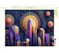CALVENDO Puzzle Concept of a skyline | 1000 pieces, finished size 25.2 × 18.9 in