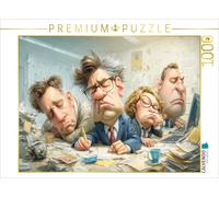 CALVENDO Puzzle Conference mode: eyes closed, ears closed, soul gone | 1000 piec