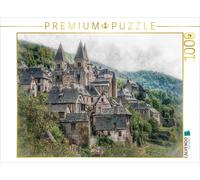 CALVENDO Puzzle Conques, on the Way of St. James (Aveyron) | 1000 pieces, finish