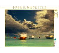 CALVENDO Puzzle Container ships on the Scheldt | 1000 pieces, finished size 25.2