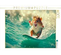 CALVENDO Puzzle Cool Chevalier de Vagues avec Pattes | 1000 pièces de Taille de Ponte 64 x 48 cm Puzzle Photo pour des Heures heureuses
