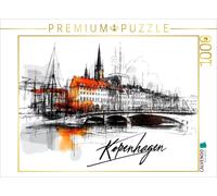 CALVENDO Puzzle Copenhagen | 1000 pieces, finished size 25.2 × 18.9 in (64 × 48