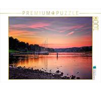 CALVENDO Puzzle Coucher de Soleil à Dresde sur l'Elbe 1000 Pieces 64 x 48 cm from Dirk Meutzner