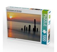 CALVENDO Puzzle Coucher de Soleil sur la côte de la mer Baltique 1000 Pieces 64 x 48 cm from Rico Ködder