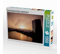 CALVENDO Puzzle Coucher de Soleil sur Le Port Est, Longue Exposition 1000 pièces Taille de la Ponte 64 x 48 cm Photo Puzzle Image de Patrick Zasada