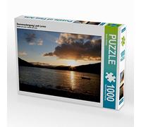 CALVENDO Puzzle Coucher de Soleil sur Loch Leven 1000 Pieces 64 x 48 cm from Sylvia Schwarz