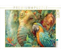 CALVENDO Puzzle Créatures Animales de la Jungle | 1000 Pièces Taille 64x48cm Photo Puzzle Heures Heures