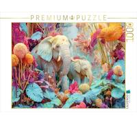 CALVENDO Puzzle Créatures Animales de la Jungle | 1000 Pièces Taille 64x48cm Photo Puzzle Heures Heures