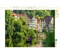 CALVENDO Puzzle croisière Devant la Vieille Ville Historique de Tübingens | 1000 pièces - Dimensions de la Pose : 64 x 48 cm - Puzzle Photo pour des Heures heureuses