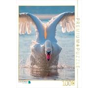 CALVENDO Puzzle cygnes de Taille impressionnante | 1000 pièces de 48 x 64 cm - Puzzle Photo pour des Heures de Bonheur