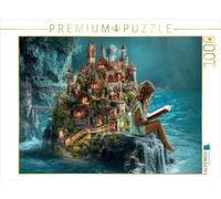 CALVENDO Puzzle dans Les Petits Mondes - Enfant lit Un Livre | 1000 pièces - Dimensions de la Pose : 64 x 48 cm - Puzzle Photo pour des Heures heureuses