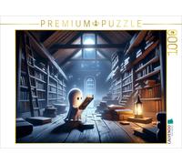 CALVENDO Puzzle Das kleine Gespenst entdeckt ein Zauberbuch | 1000 Teile Lege-Gr