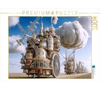 CALVENDO Puzzle de Caravane de Ville en Tour avec éolienne | Taille de la Pose cm Puzzle Photo pour des Heures heureuses