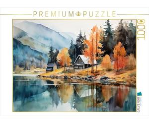 CALVENDO Puzzle de coloriage de Feuillage | 1000 pièces de Taille de Ponte 64 x 48 cm Puzzle Photo pour des Heures heureuses