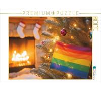 CALVENDO Puzzle de fierté de Noël - LGBTQ+ Fierté et Arc-en-Ciel en Saison Festive | 1000 pièces Taille de la Pose 64 x 48 cm Puzzle Photo pour des Heures heureuses