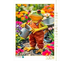 CALVENDO Puzzle de Jardin gourou avec la Main Verte | 1000 pièces de Taille de Ponte 48 x 64 cm Puzzle Photo pour des Heures heureuses